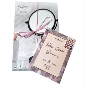 NEW Set of Table top vanity mirror and Palette